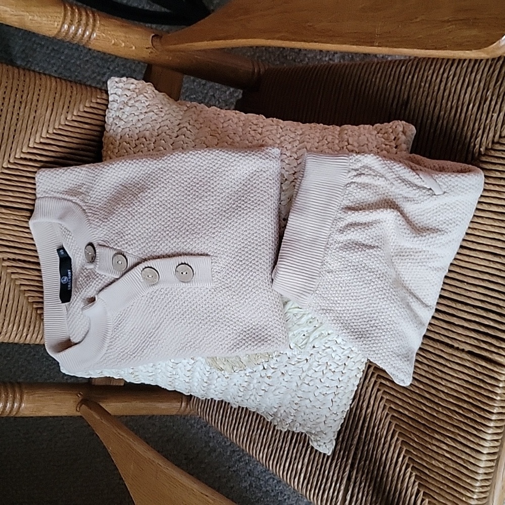 LILLUSORY Summer Knit Matching Lounge Set 2 Piece Outfit, size S